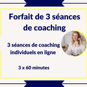 forfait de 3 seances de coaching