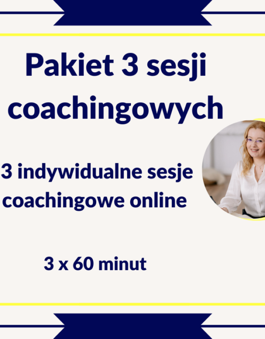pakiet 3 sesji coachingowych