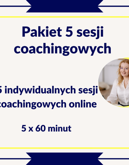 pakiet 5 sesji coachingowych