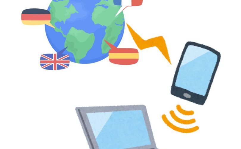 Modern methods and tools for learning a foreign language.