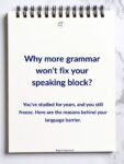 🇫🇷🇫🇷 « Encore un cours et je commencerai enfin à parler », ça vous dit quelque chose ?
La plupart des expatriées diplômées tombent dans ce piège. La vérité est brutale : un énième certificat ne guérira pas la peur du jugement. Votre blocage ne se trouve pas dans le dictionnaire, mais dans votre système nerveux. Les écoles traditionnelles nous apprennent à réussir un examen, pas à survivre à une conversation stressante au travail ou chez le médecin. Il est temps d'arrêter d'être une « éternelle étudiante » et de commencer à être une communicatrice authentique.Dites-le-moi en commentaire combien de cours avez-vous déjà suivis ? Parlons de ce qui vous retient vraiment.🇵🇱🇵🇱„Jeszcze jeden kurs i na pewno zacznę mówić”, brzmi znajomo?Większość wykształconych emigrantek wpada w tę pułapkę. Prawda jest brutalna: kolejny certyfikat nie uleczy lęku przed oceną. Twoja blokada nie siedzi w słowniku, ale w Twoim układzie nerwowym. Tradycyjne szkoły uczą nas, jak zdać egzamin, a nie jak przetrwać stresującą rozmowę w pracy czy u lekarza. Czas przestać być wieczną „studentką” i zacząć być autentyczną rozmówczynią.Napisz w komentarzu ile kursów już za Tobą?  Porozmawiajmy o tym, co naprawdę Cię powstrzymuje.🇬🇧🇬🇧"Just one more course and I'll finally start speaking", sound familiar?
Most educated expats fall into this trap. The brutal truth is: another certificate won't heal the fear of judgment. Your block isn't in the dictionary; it's in your nervous system. Traditional schools teach us how to pass an exam, not how to survive a stressful conversation at work or with a doctor. It's time to stop being a perpetual "student" and start being an authentic communicator.Let me know in the comments how many courses you've already taken. Let's talk about what's really holding you back.